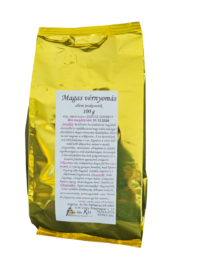 magas vernyomas tea