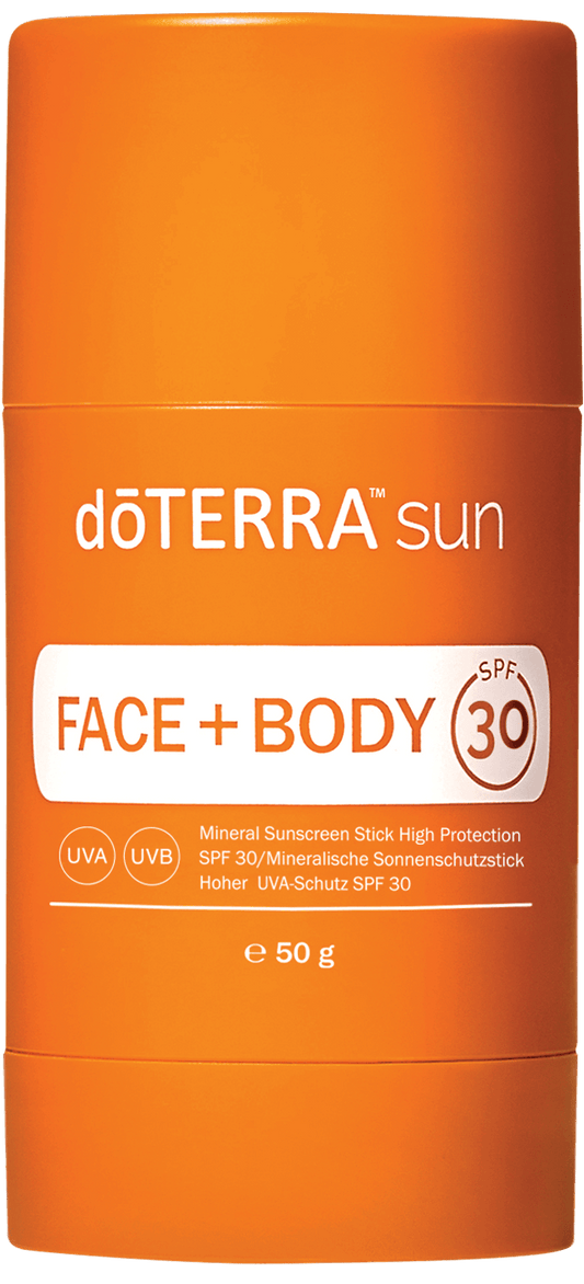 doterra sun ásványi fényvédő stift arcra és testre