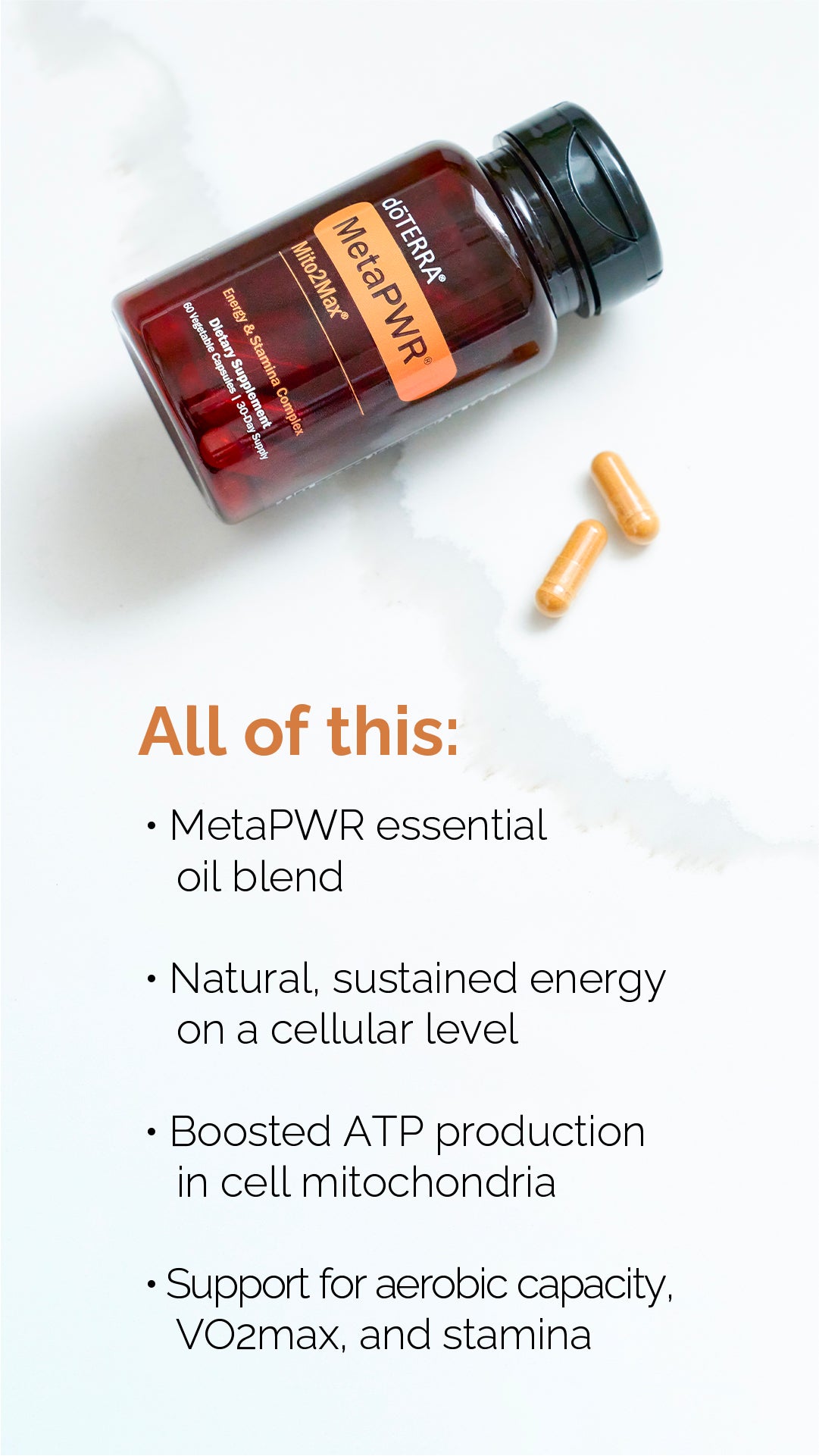 Doterra MetaPWR Mito2max zöldségkapszula